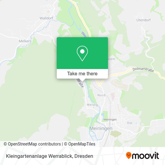 Карта Kleingartenanlage Werrablick
