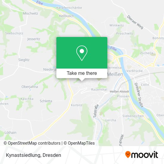 Карта Kynastsiedlung