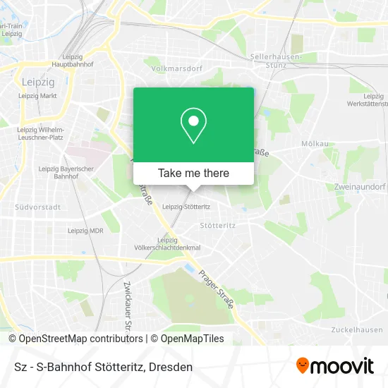 Карта Sz - S-Bahnhof Stötteritz