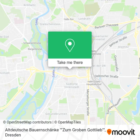 Карта Altdeutsche Bauernschänke ""Zum Groben Gottlieb""