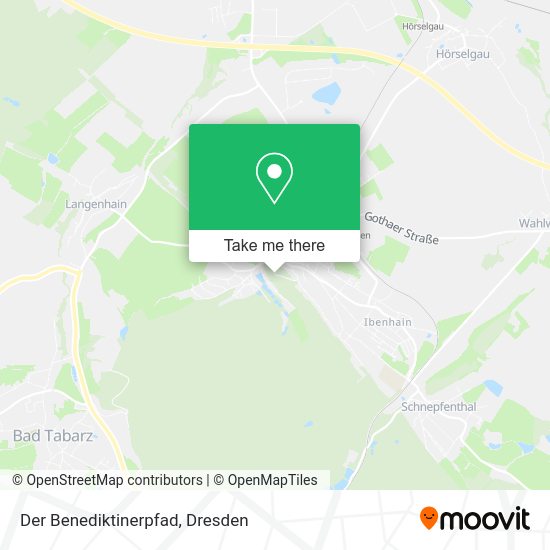 Карта Der Benediktinerpfad