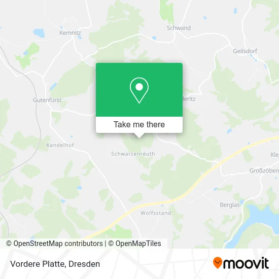 Карта Vordere Platte