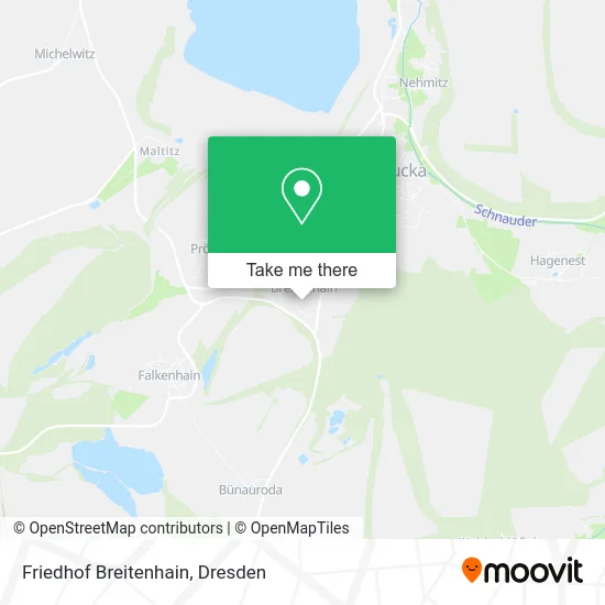 Карта Friedhof Breitenhain