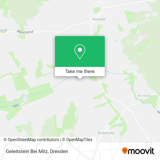 Карта Geleitstein Bei Milz