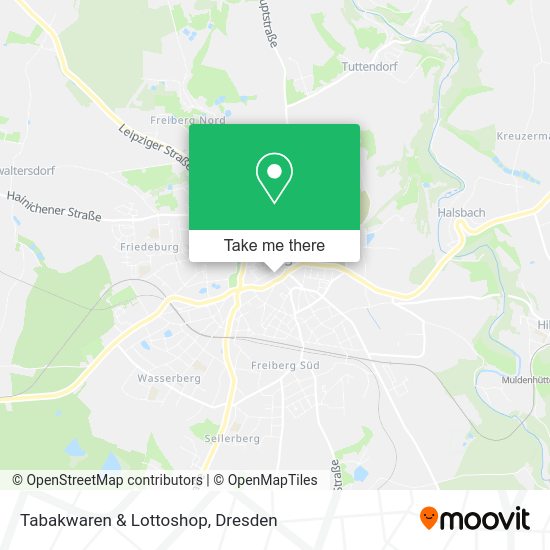 Карта Tabakwaren & Lottoshop