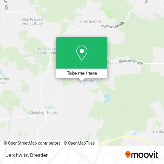 Карта Jerchwitz