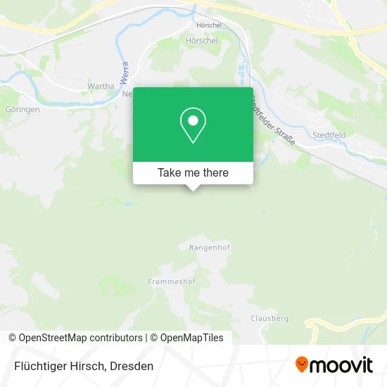 Карта Flüchtiger Hirsch