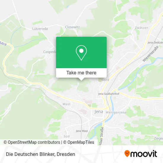 Карта Die Deutschen Blinker