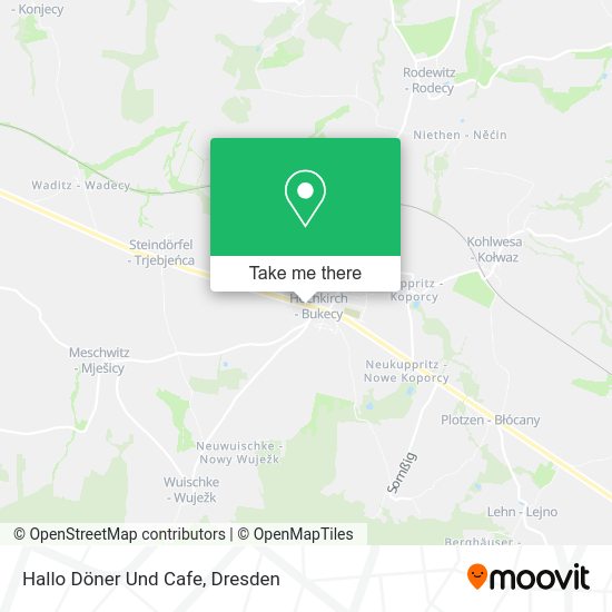 Карта Hallo Döner Und Cafe