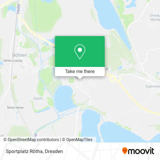 Карта Sportplatz Rötha