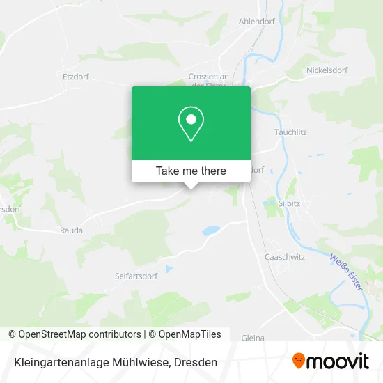 Карта Kleingartenanlage Mühlwiese