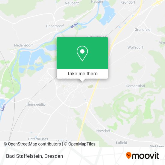 Карта Bad Staffelstein