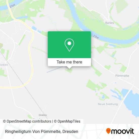 Карта Ringheiligtum Von Pömmelte