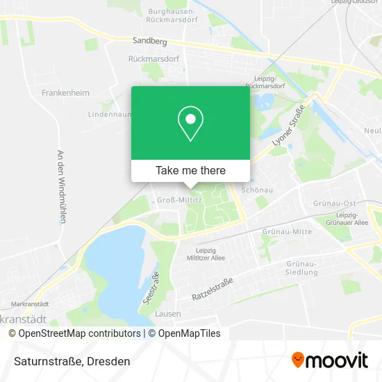 Карта Saturnstraße