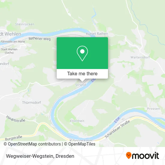 Карта Wegweiser-Wegstein