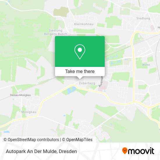 Карта Autopark An Der Mulde