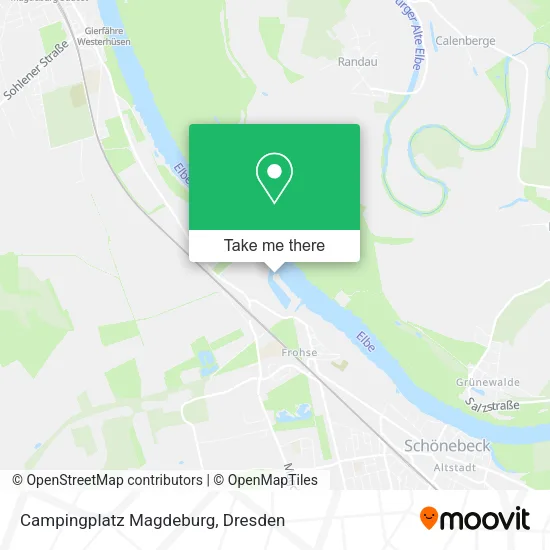 Карта Campingplatz Magdeburg