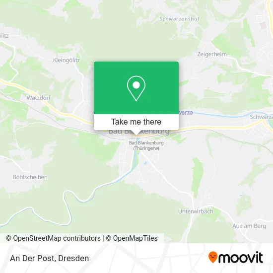 An Der Post map
