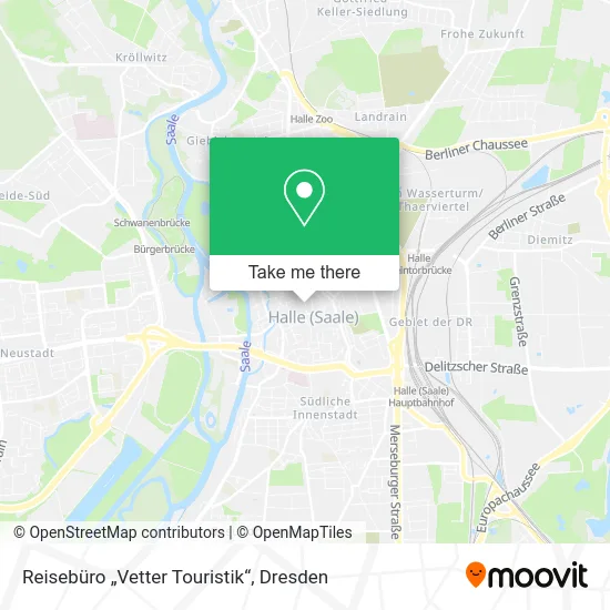 Карта Reisebüro „Vetter Touristik“