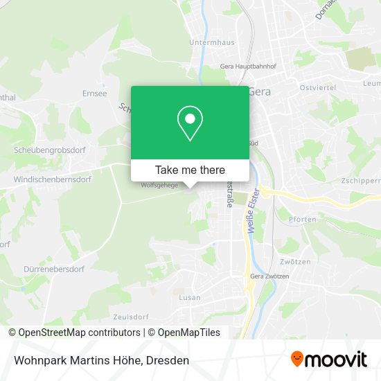 Карта Wohnpark Martins Höhe