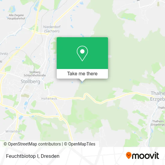 Карта Feuchtbiotop I