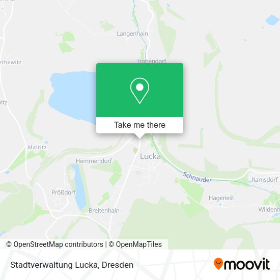 Карта Stadtverwaltung Lucka