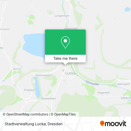Карта Stadtverwaltung Lucka