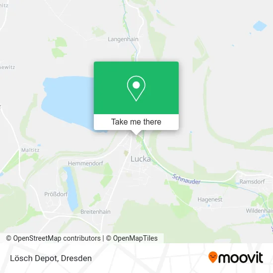 Карта Lösch Depot