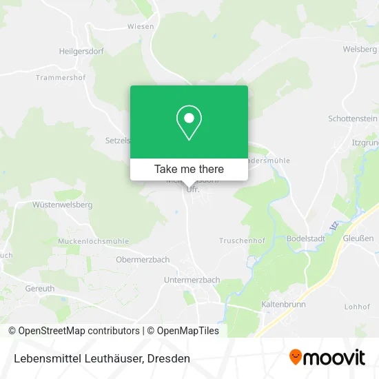 Карта Lebensmittel Leuthäuser