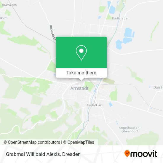 Карта Grabmal Willibald Alexis