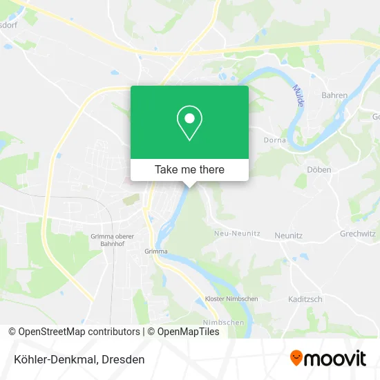 Карта Köhler-Denkmal