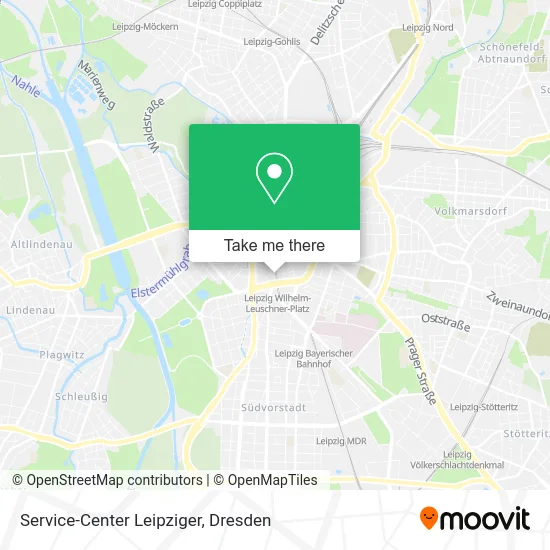 Карта Service-Center Leipziger