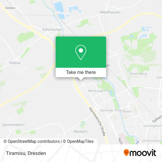 Tiramisu map