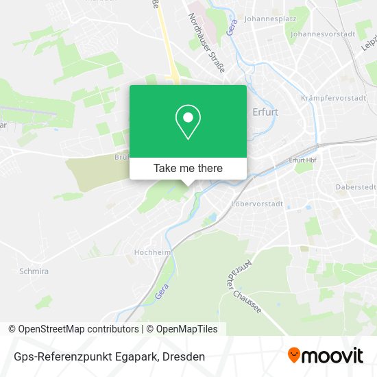 Карта Gps-Referenzpunkt Egapark