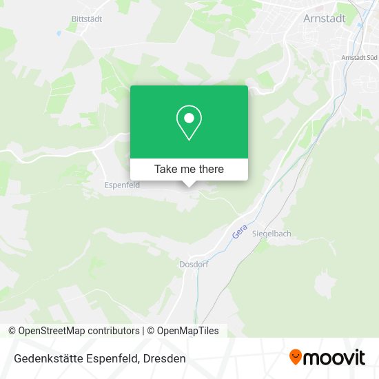 Карта Gedenkstätte Espenfeld