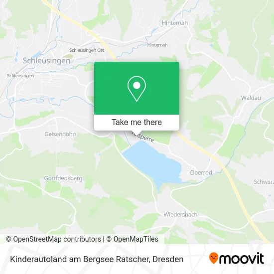 Карта Kinderautoland am Bergsee Ratscher