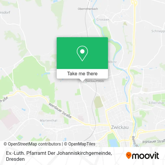 Карта Ev.-Luth. Pfarramt Der Johanniskirchgemeinde