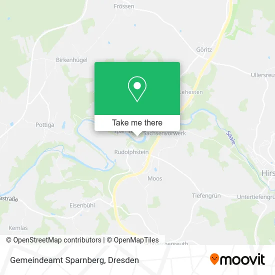 Карта Gemeindeamt Sparnberg