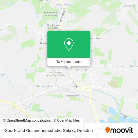 Карта Sport- Und Gesundheitsstudio Galaxy