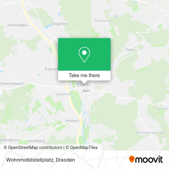 Карта Wohnmobilstellplatz