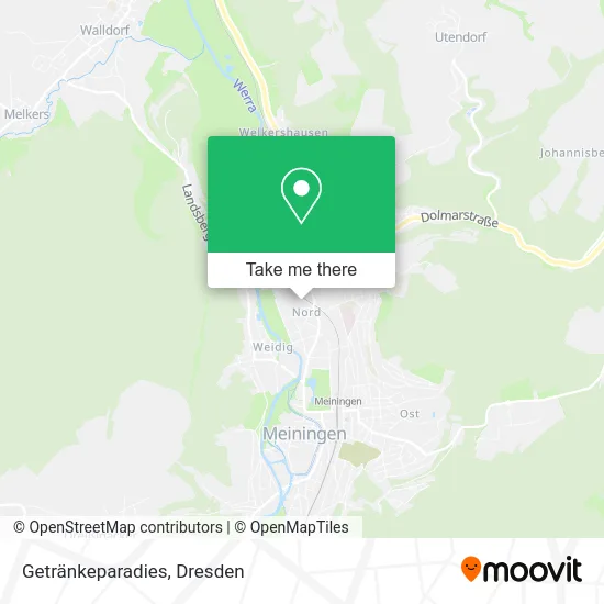Карта Getränkeparadies