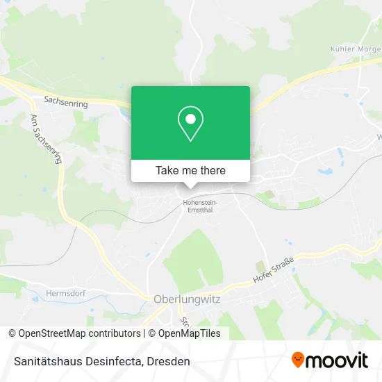 Карта Sanitätshaus Desinfecta