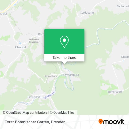 Карта Forst-Botanischer Garten