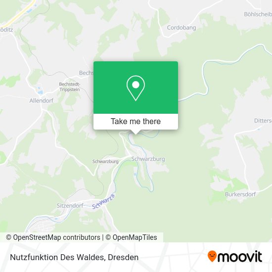 Карта Nutzfunktion Des Waldes