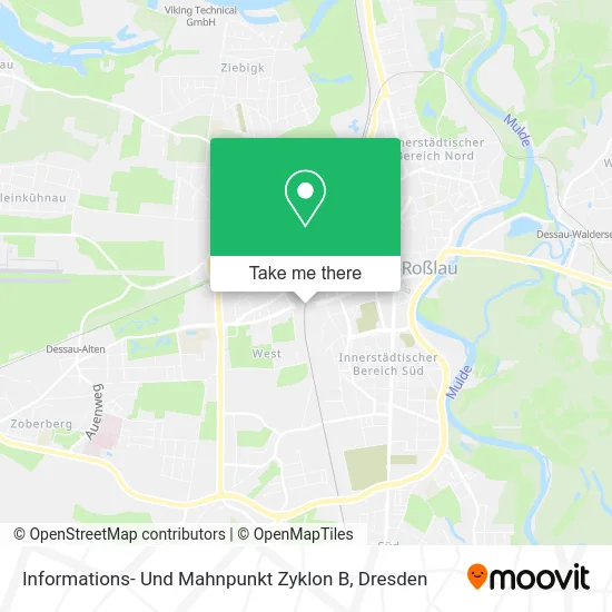 Карта Informations- Und Mahnpunkt Zyklon B