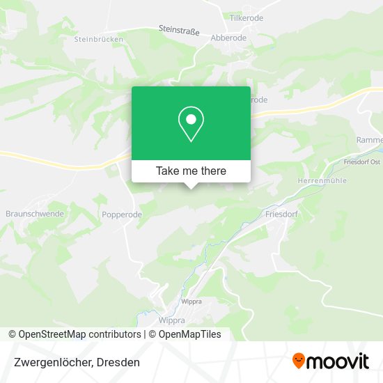 Карта Zwergenlöcher