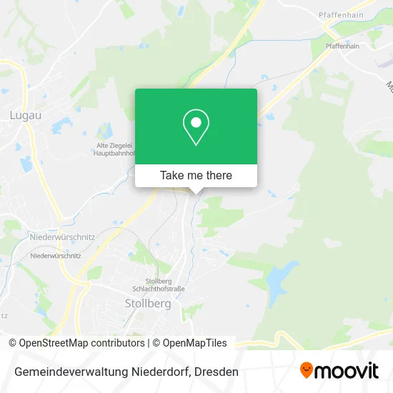 Карта Gemeindeverwaltung Niederdorf