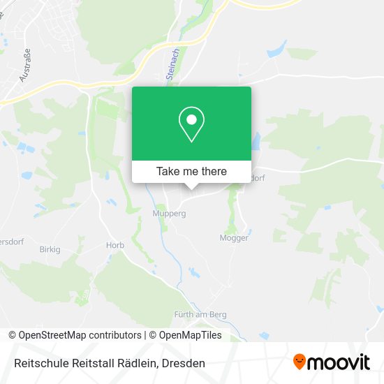 Карта Reitschule Reitstall Rädlein