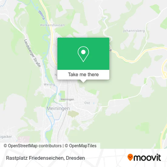 Карта Rastplatz Friedenseichen