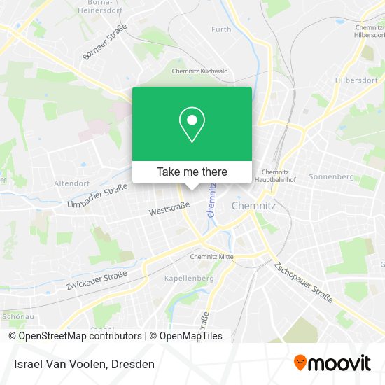 Карта Israel Van Voolen